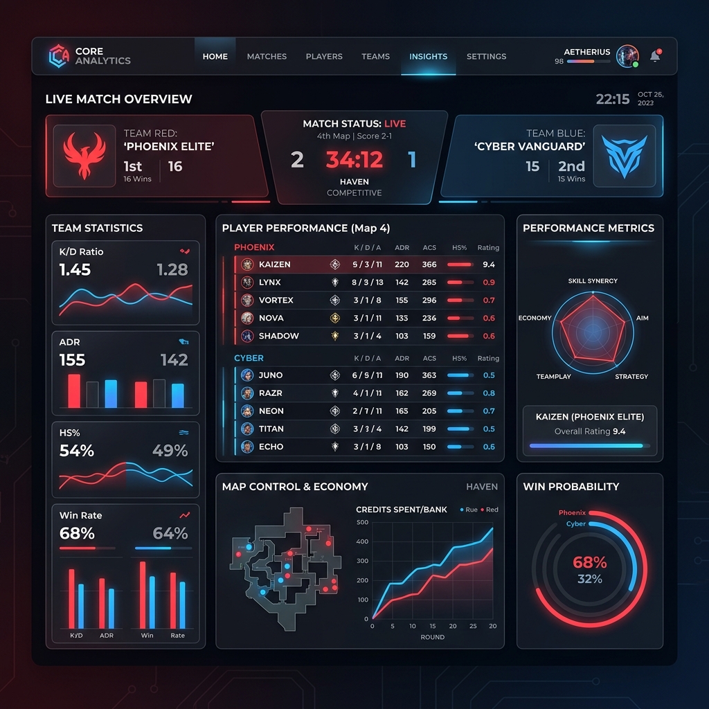 Rift Dashboard Interface